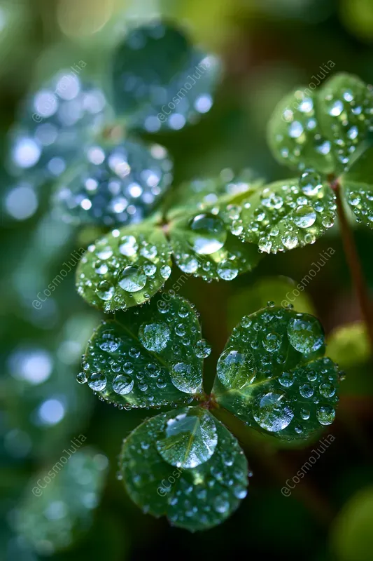 Dewy Botanical Macro Photography