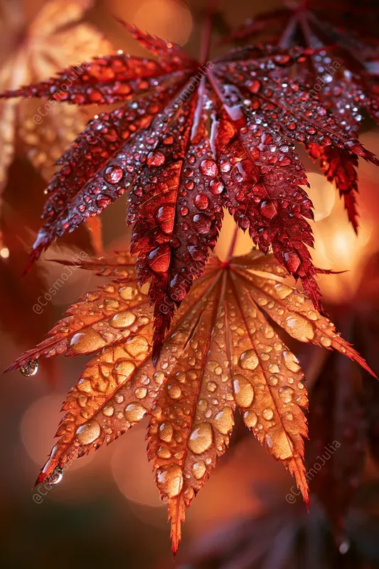 Dewy Botanical Macro Photography
