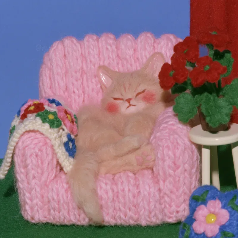 Needle Felted Miniature Diorama Art
