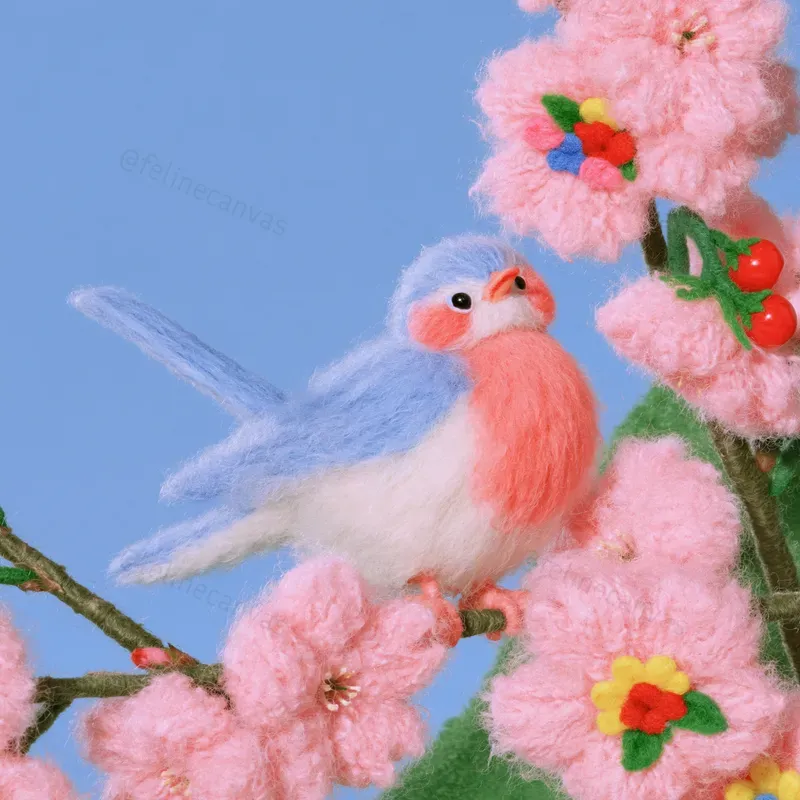 Needle Felted Miniature Diorama Art