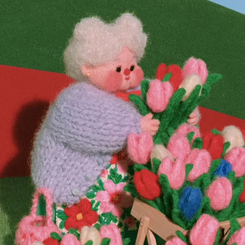 Needle Felted Miniature Diorama Art