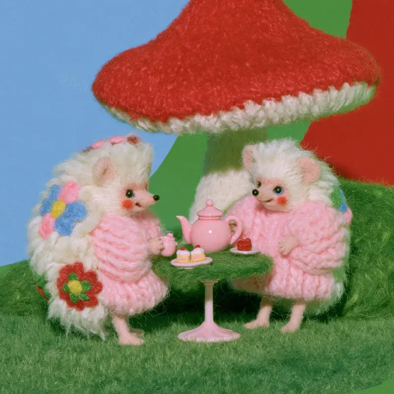 Needle Felted Miniature Diorama Art