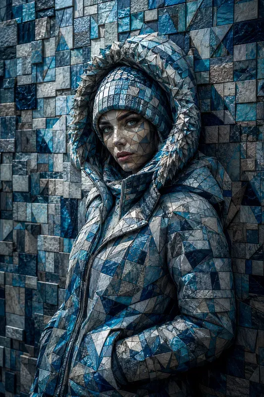Surreal 3D Mosaic Art