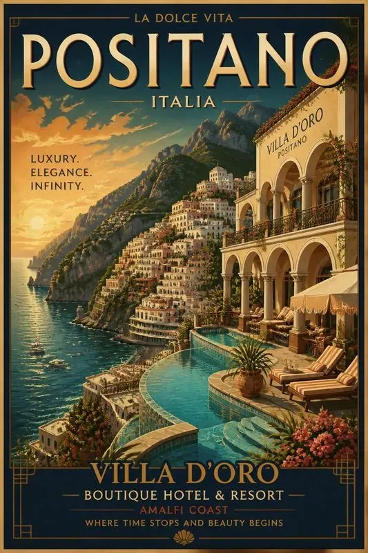 Luxury Resort Poster Creators