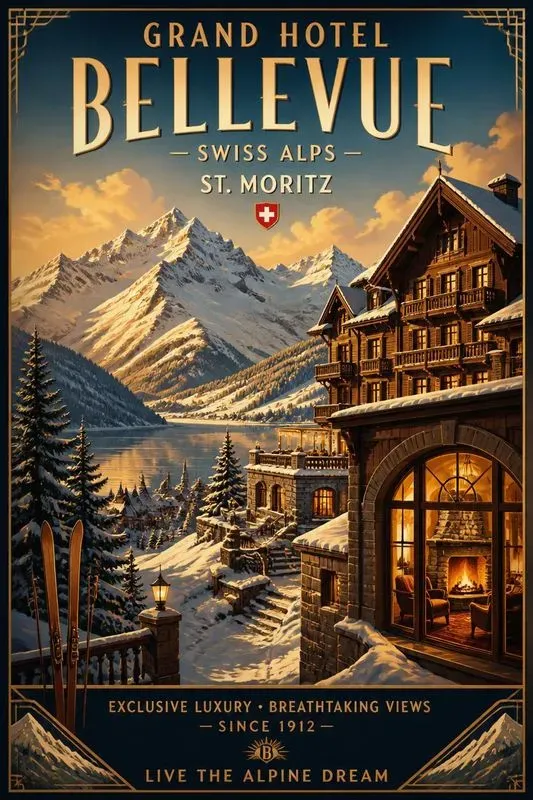 Luxury Resort Poster Creators
