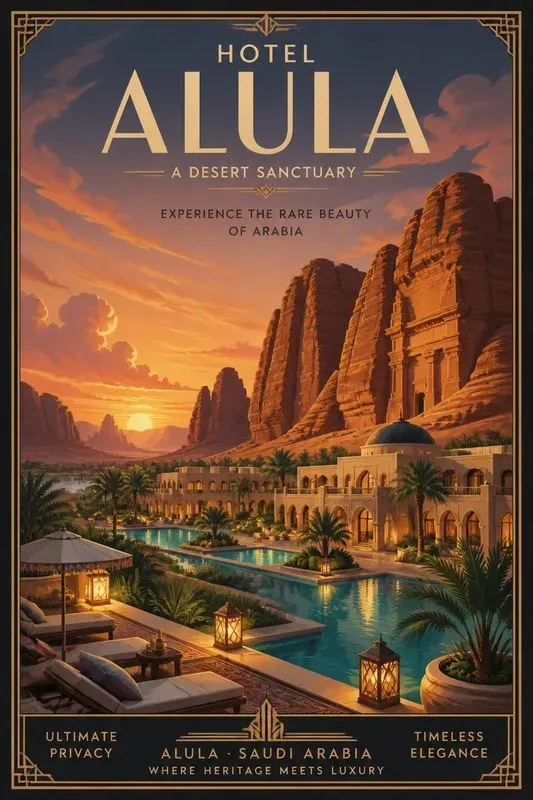 Luxury Resort Poster Creators