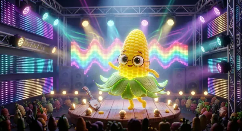 Whimsical 3D Veggies Adventures