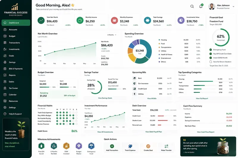 Personal Dashboard Generator