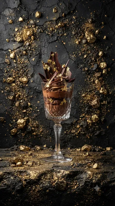 Rustic Charcoal Raw Gold Food Stages