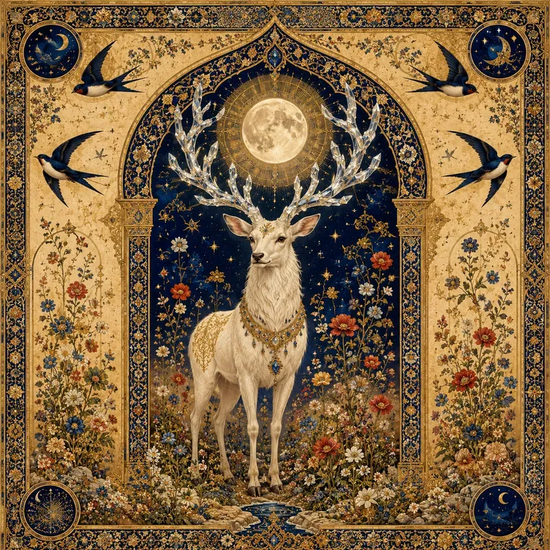 Mystical Zodiac Tapestry Creatures Art