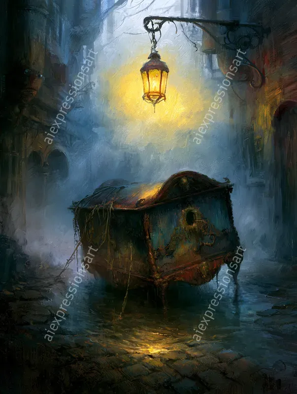 Grimdark Haunted Antique Landscapes
