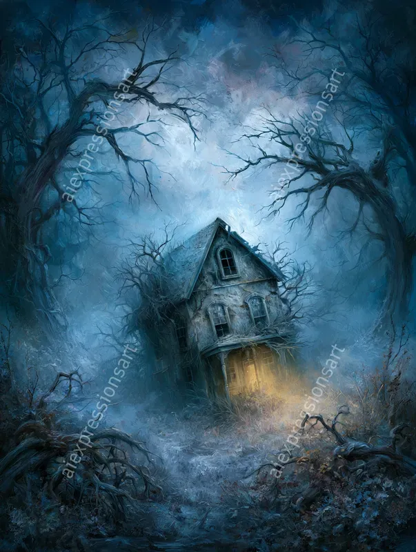 Grimdark Haunted Antique Landscapes