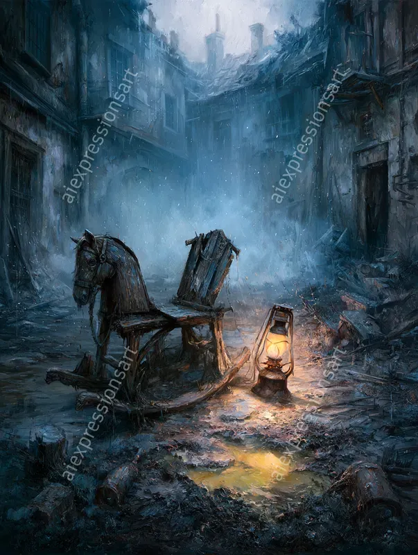 Grimdark Haunted Antique Landscapes