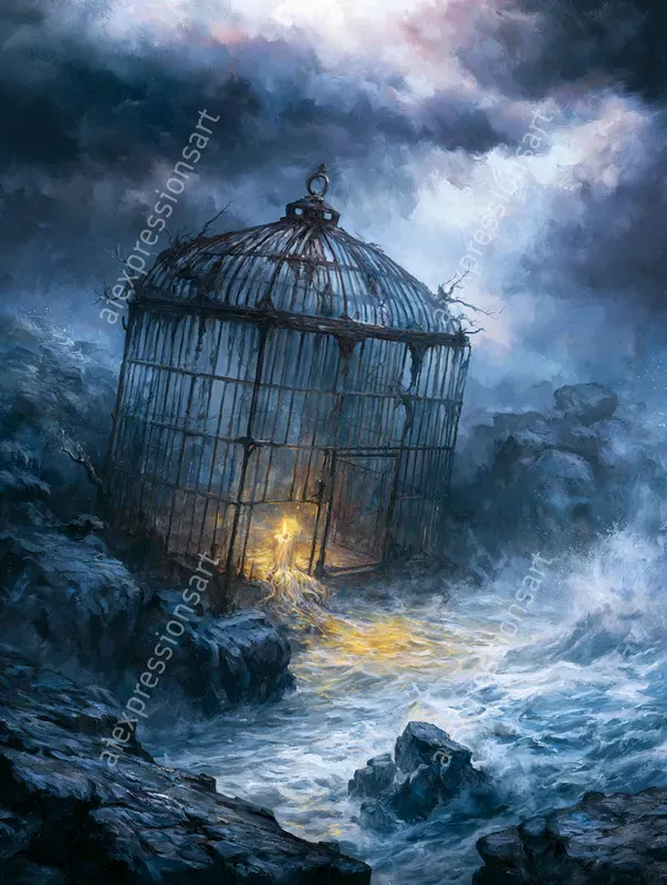 Grimdark Haunted Antique Landscapes