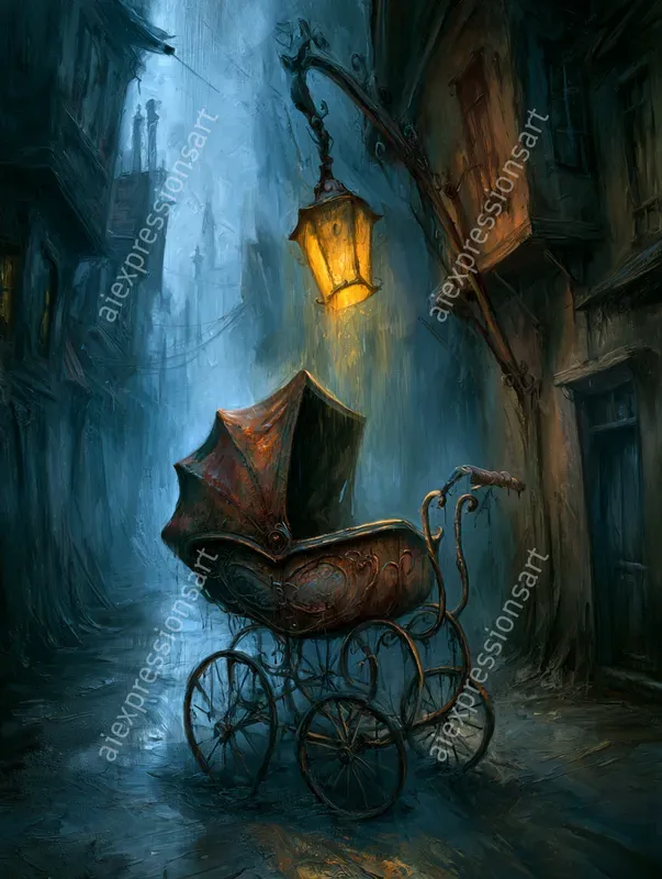Grimdark Haunted Antique Landscapes