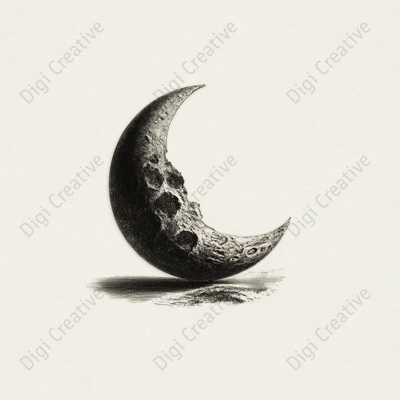 Timeless Monochrome Engraving Art