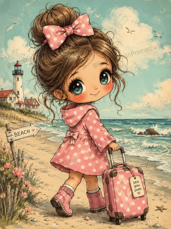 Whimsical Beach Girl Summer Junk Journals