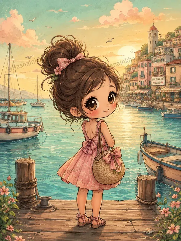 Whimsical Beach Girl Summer Junk Journals