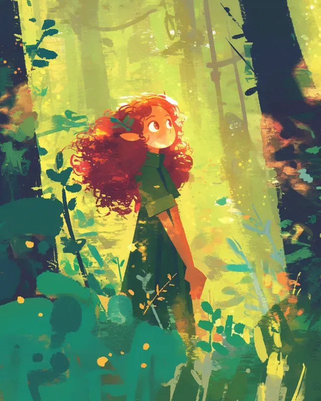 Whimsical Forest Story Book Characters