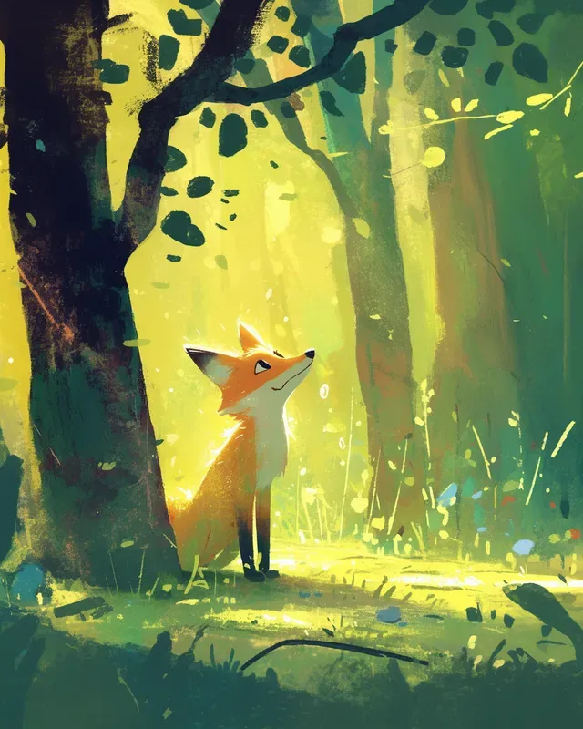 Whimsical Forest Story Book Characters