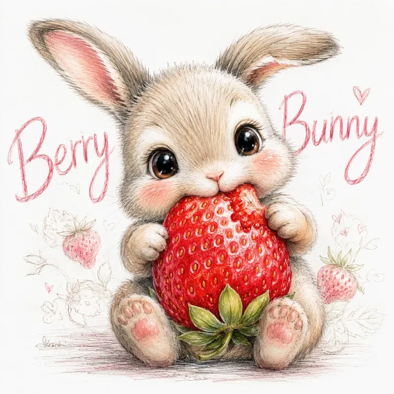 Cute Baby Animal Food Art