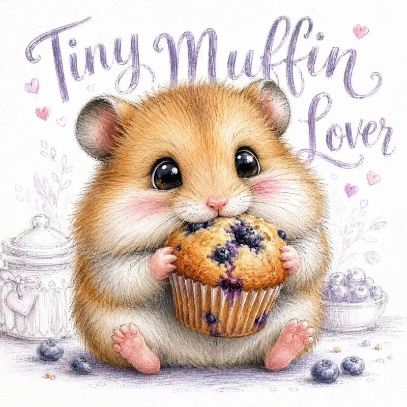 Cute Baby Animal Food Art