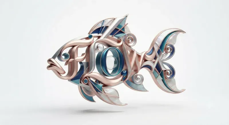 Creative 3D Typography Objects
