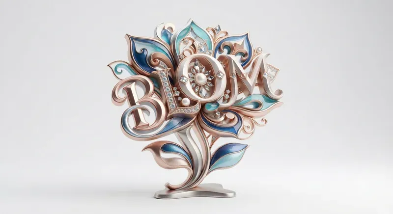 Creative 3D Typography Objects