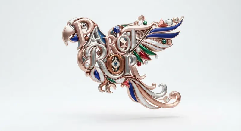 Creative 3D Typography Objects
