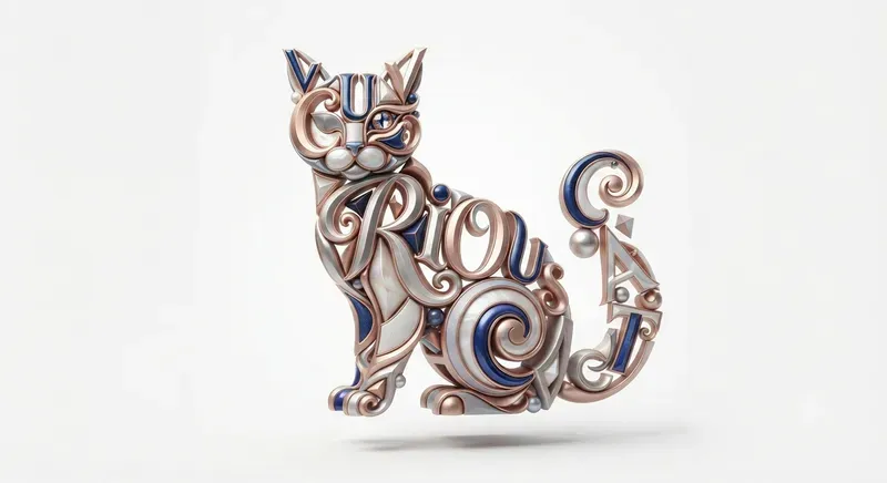 Creative 3D Typography Objects