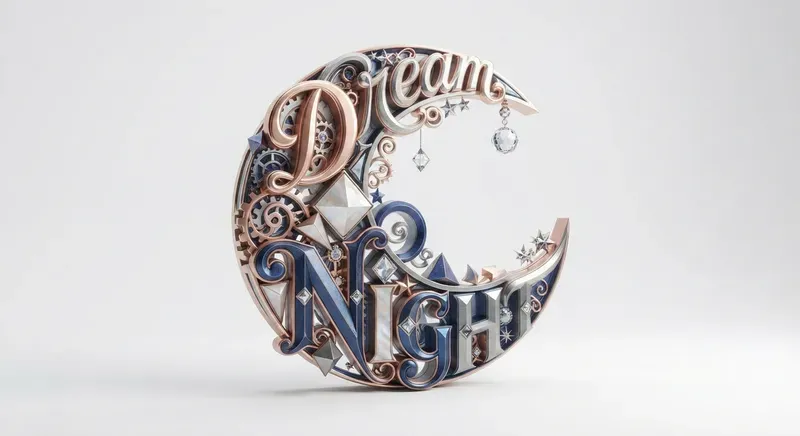 Creative 3D Typography Objects