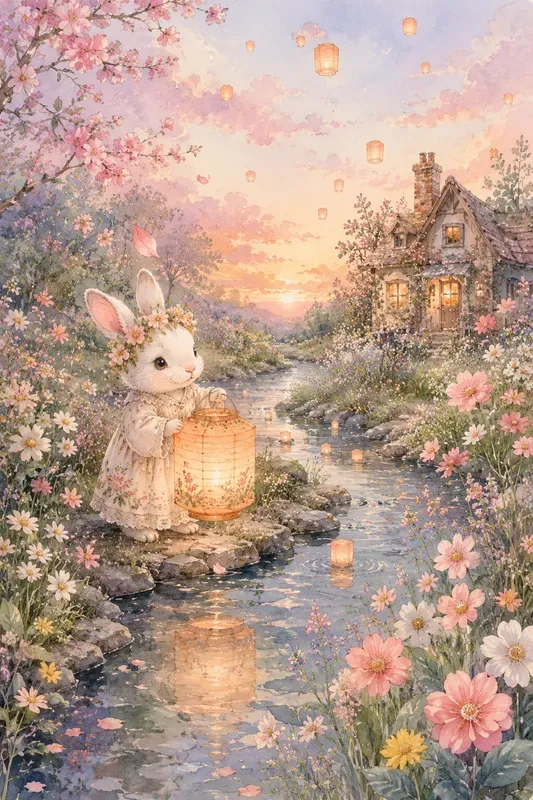 Whimsical Watercolor Storybook Scenes