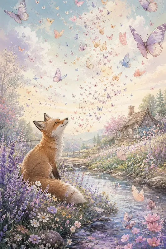 Whimsical Watercolor Storybook Scenes