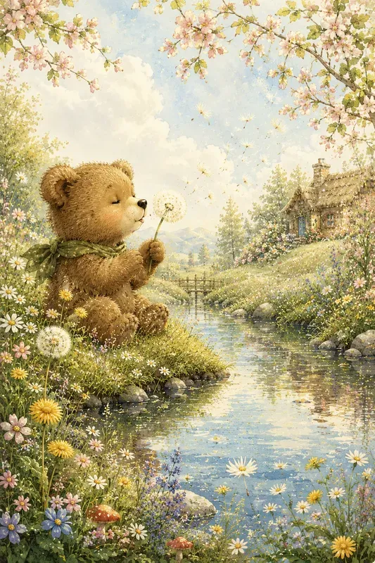 Whimsical Watercolor Storybook Scenes