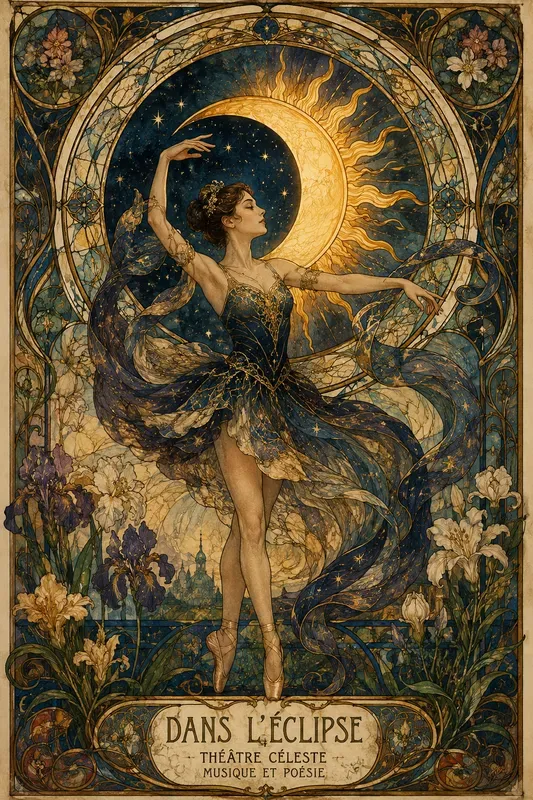 Timeless Art Nouveau Muse Posters