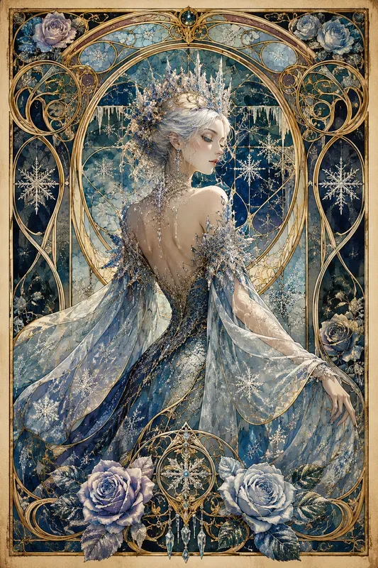 Timeless Art Nouveau Muse Posters