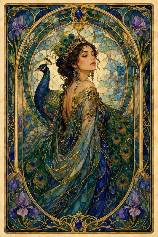 Timeless Art Nouveau Muse Posters