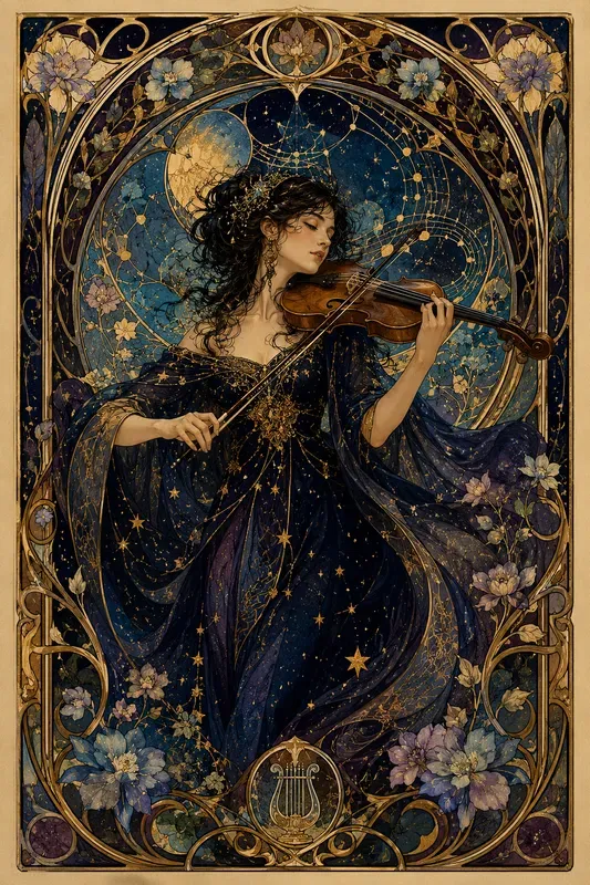 Timeless Art Nouveau Muse Posters