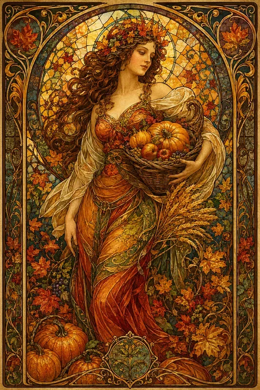 Timeless Art Nouveau Muse Posters
