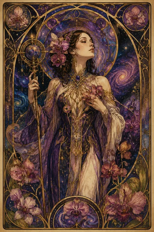 Timeless Art Nouveau Muse Posters