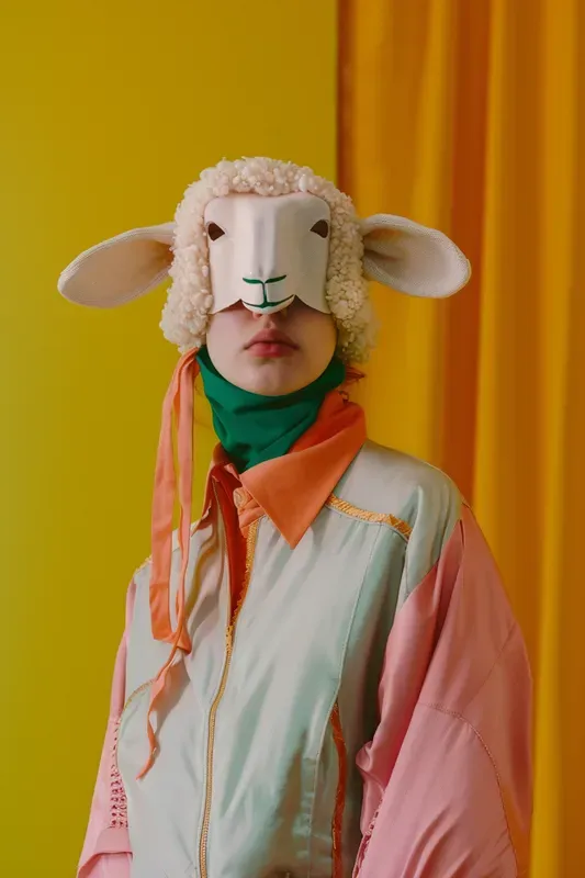 Odd Surreal Mask Fashion