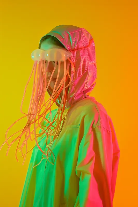 Odd Surreal Mask Fashion