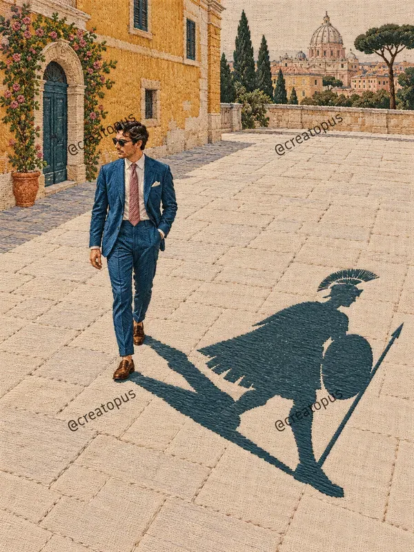 Surreal Embroidery Shadow Art Prints