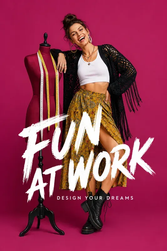 Vibrant Fashion Editorial Posters