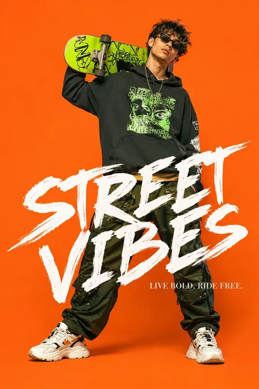Vibrant Fashion Editorial Posters