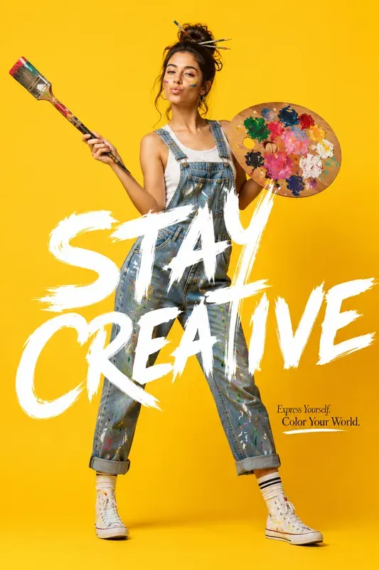 Vibrant Fashion Editorial Posters