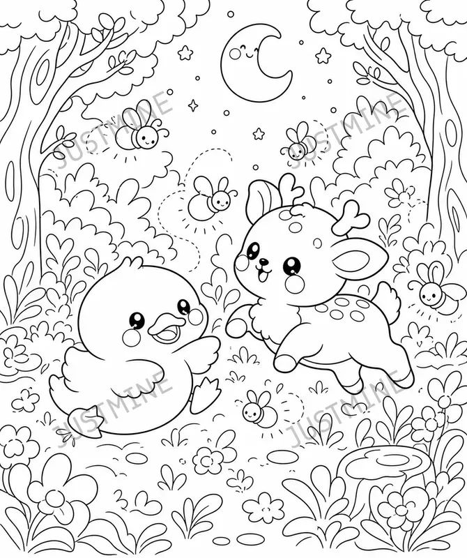 Cozy Camping Coloring Pages Kids