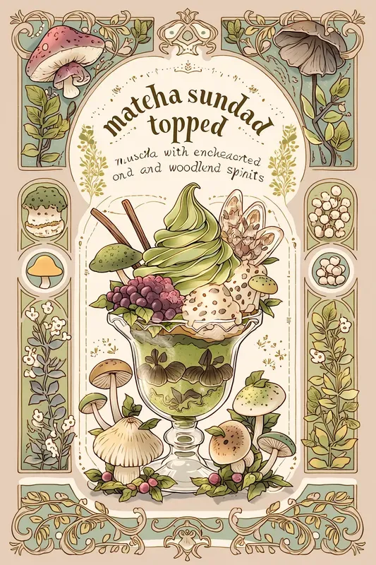 Vintage Fantasy Dessert Cards