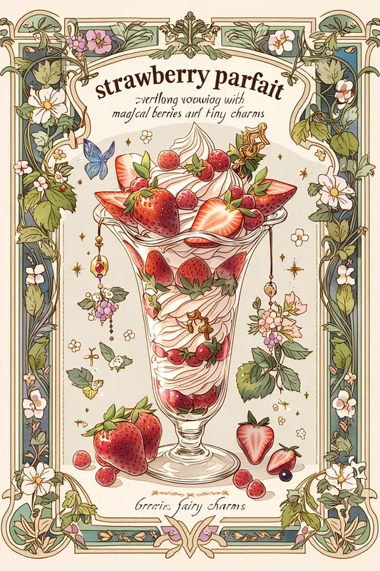 Vintage Fantasy Dessert Cards