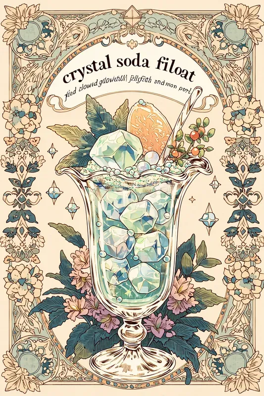 Vintage Fantasy Dessert Cards